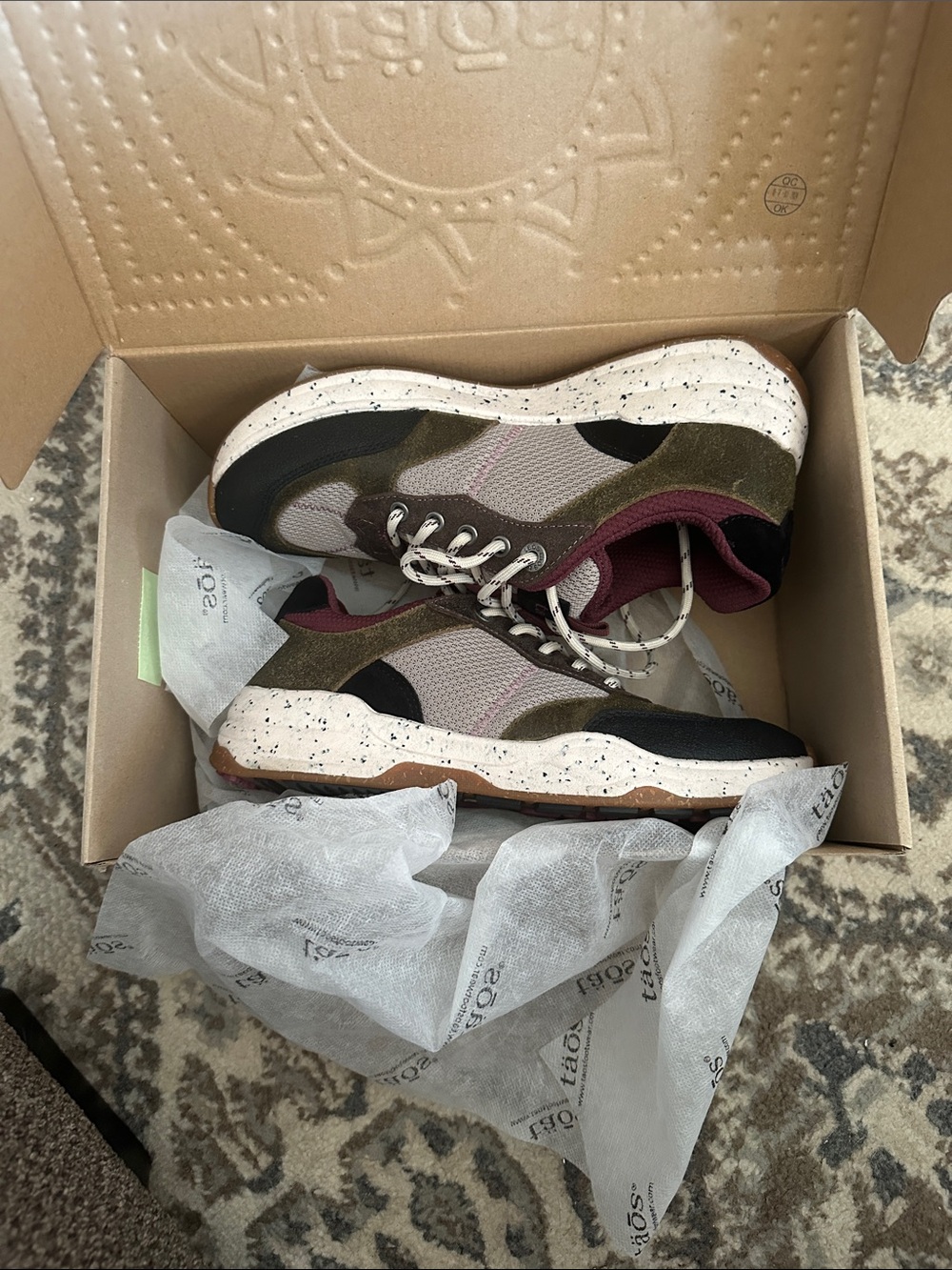 Taos Footwear Advance Sonoma Multi Athletic Sneakers - Neutral Tones